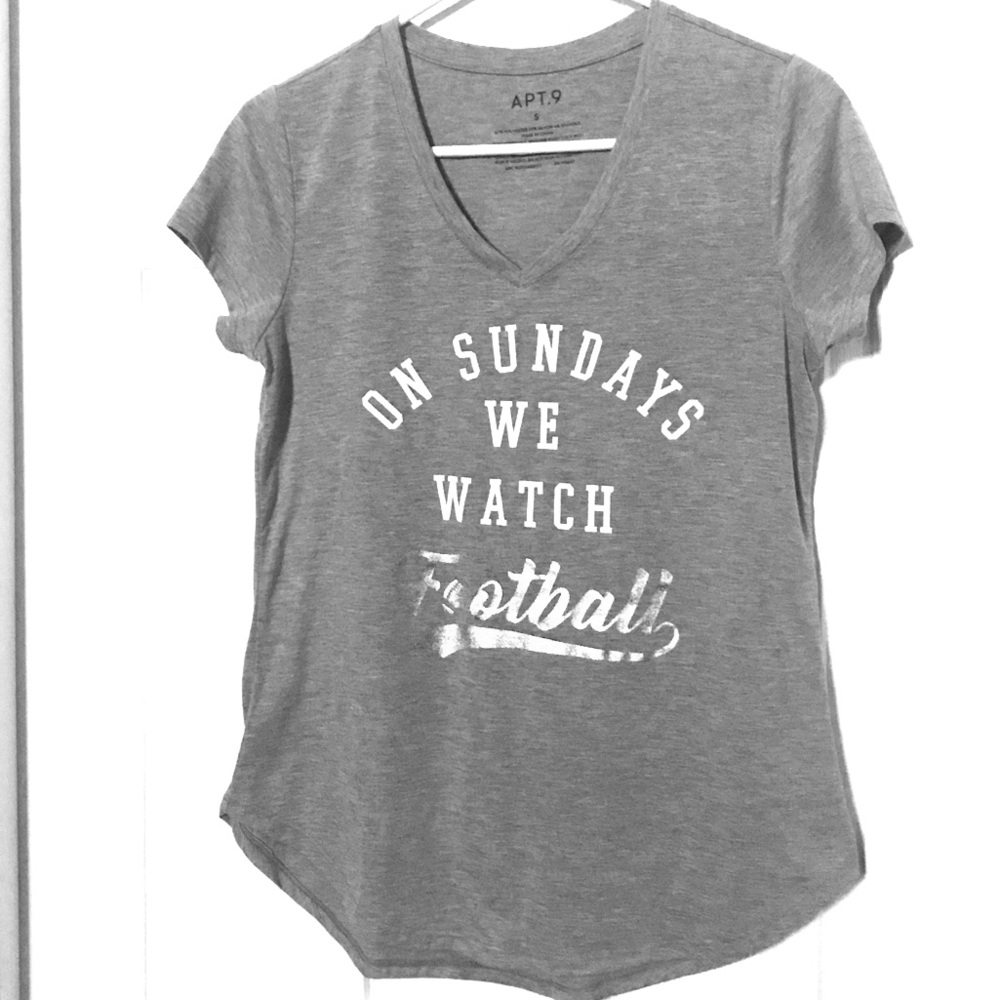 🏈 Apt 9 “On Sundays We Watch Football” t-shirt